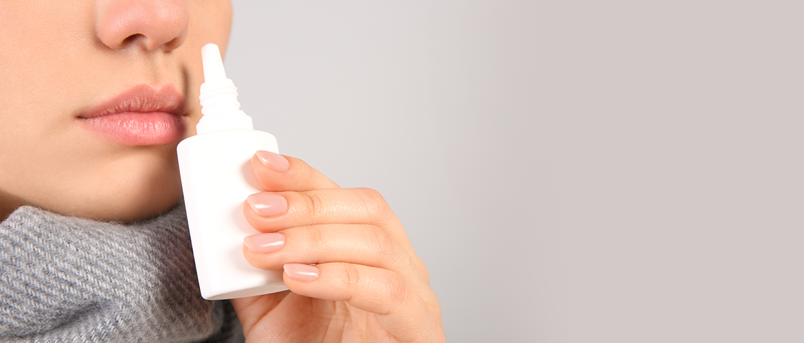 Nasal sprays to get relief from symptoms of sinus infection