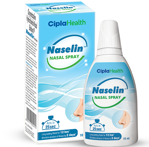 Cipla Naselin Decongestant nasal spray